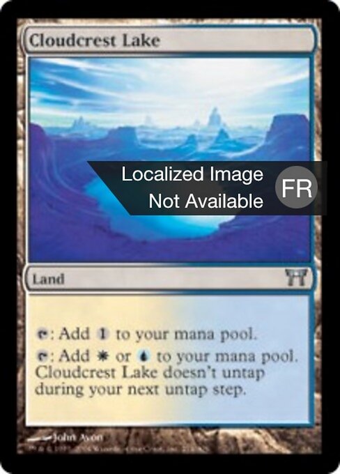 Lago Cimanebulosa (Cloudcrest Lake) - Champions of Kamigawa (#274) - Illustrated by John Avon - Magic: The Gathering Card