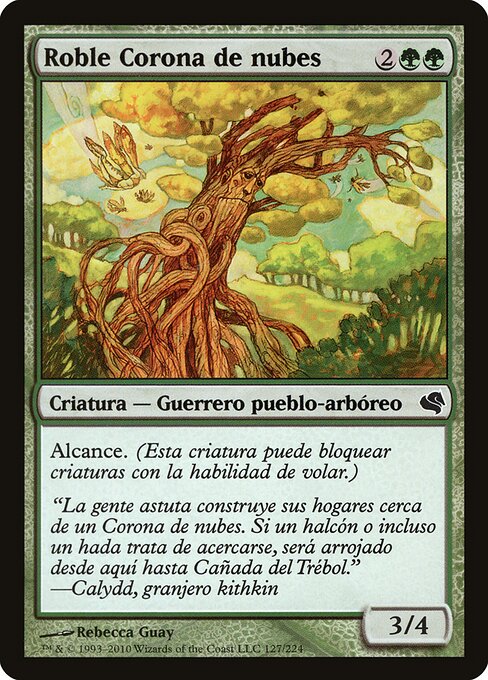 Roble Corona de nubes (Cloudcrown Oak) - Salvat 2011 (#127) - Illustrated by Rebecca Guay - Magic: The Gathering Card