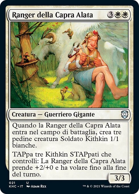 Ranger della Capra Alata (Cloudgoat Ranger) - Lorwyn (#10) - Illustrated by Adam Rex - Magic: The Gathering Card