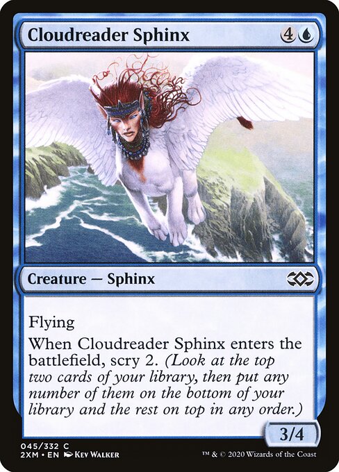 Cloudreader Sphinx - Double Masters Magic card