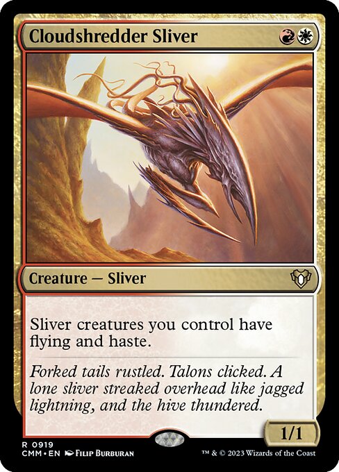 Cloudshredder Sliver - Commander Masters Magic card