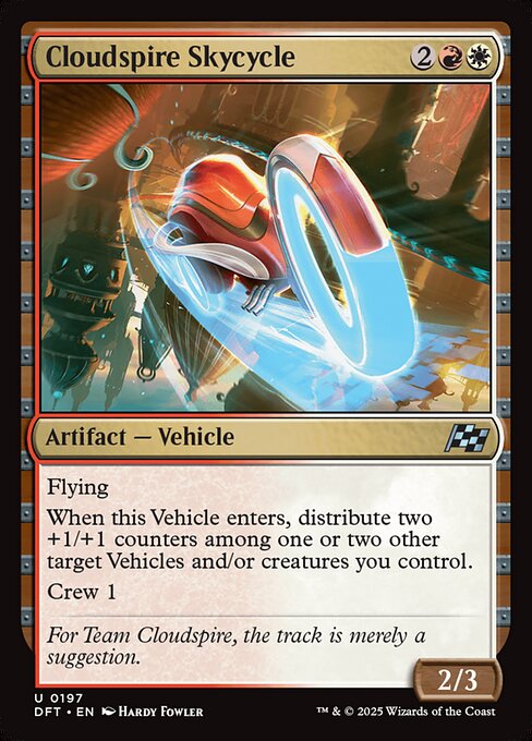 Cloudspire Skycycle - Aetherdrift Magic card
