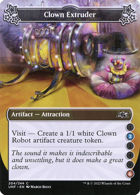 Clown Extruder - Unfinity Magic card