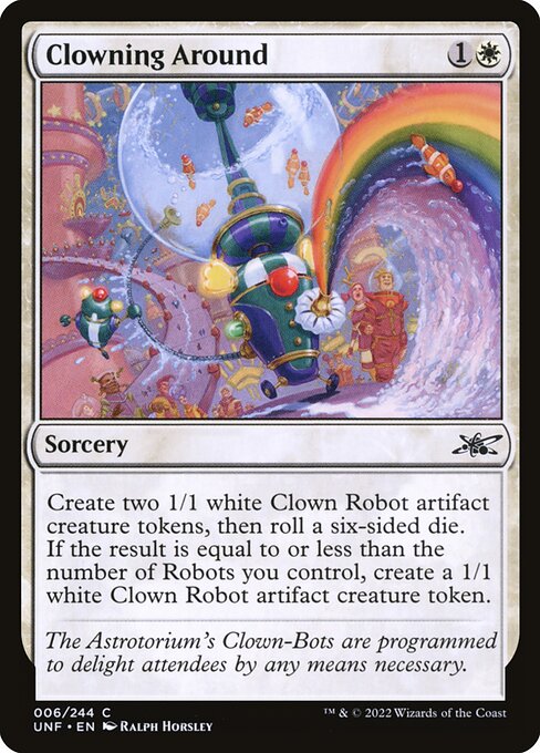Clowning Around - Unfinity Magic card