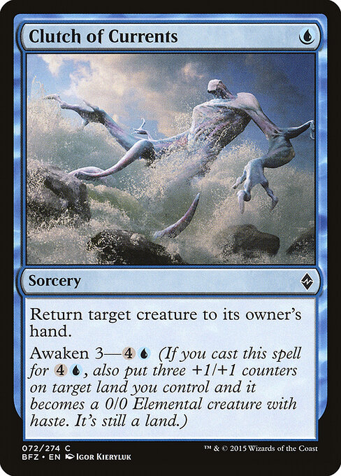 Clutch of Currents - Battle for Zendikar Magic card