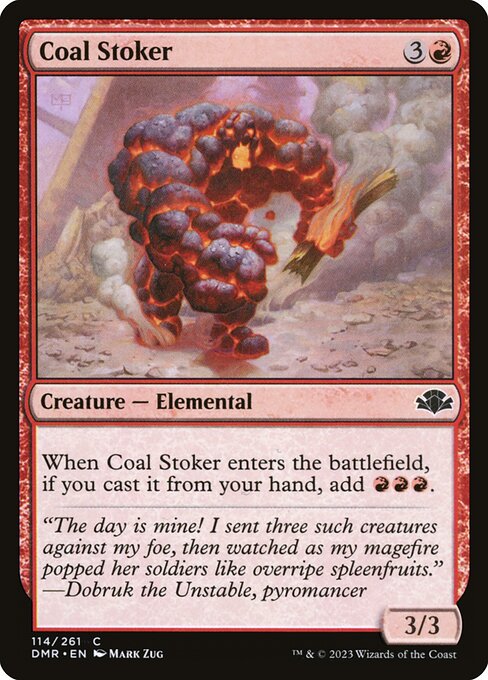 Coal Stoker - Dominaria Remastered Magic card