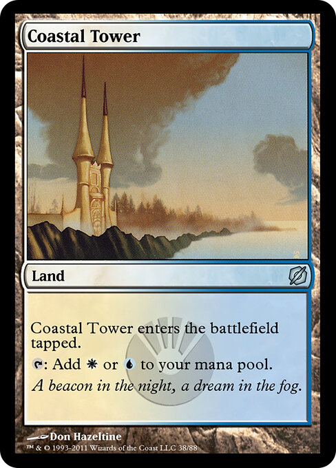 Coastal Tower - Duel Decks: Mirrodin Pure vs. New Phyrexia Magic card