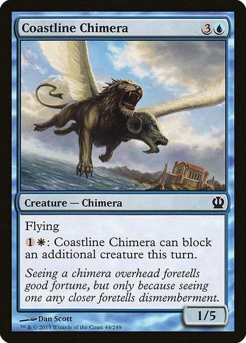 Coastline Chimera - Theros Magic card
