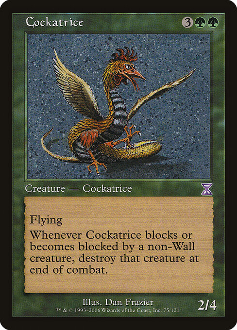 Cockatrice - Time Spiral Timeshifted Magic card
