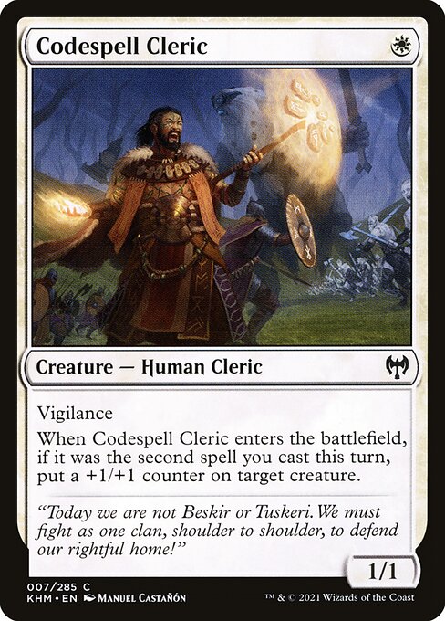 Codespell Cleric - Kaldheim Magic card