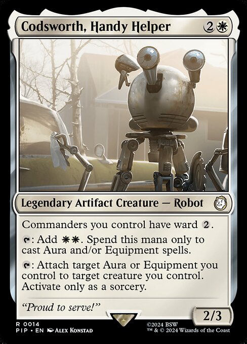 Codsworth, Handy Helper - Fallout Magic card