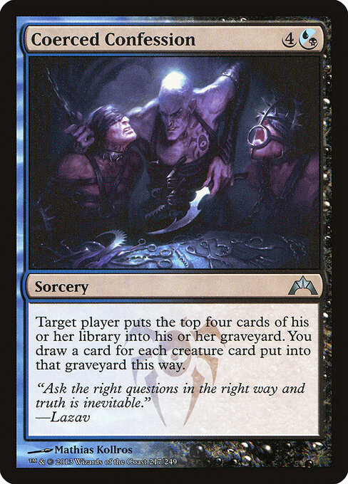 Coerced Confession - Gatecrash Magic card