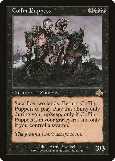 Coffin Puppets - Prophecy Magic card