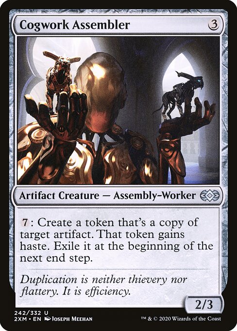Cogwork Assembler - Double Masters Magic card