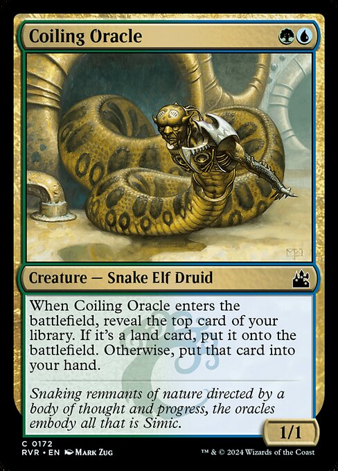 Coiling Oracle - Ravnica Remastered Magic card