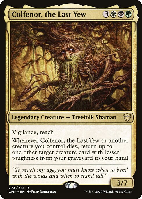 Colfenor, the Last Yew - Commander Legends (#274) - Illustrated by Filip Burburan - Magic: The Gathering Card