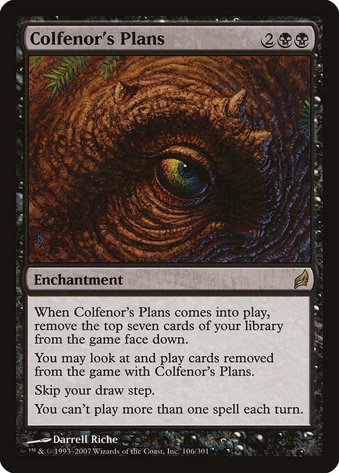 Colfenor's Plans - Lorwyn Magic card