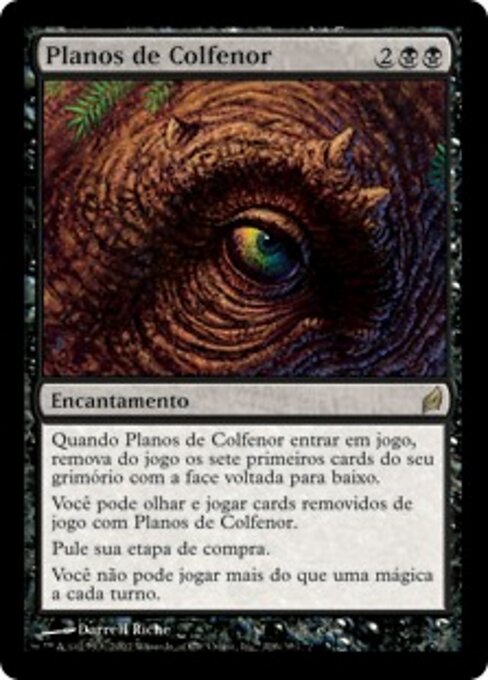 コルフェノールの計画 (Colfenor's Plans) - Lorwyn (#106) - Illustrated by Darrell Riche - Magic: The Gathering Card