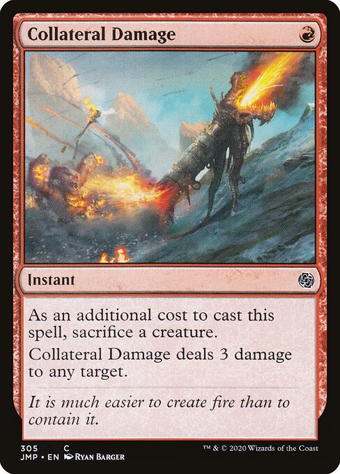 Collateral Damage - Jumpstart Magic card