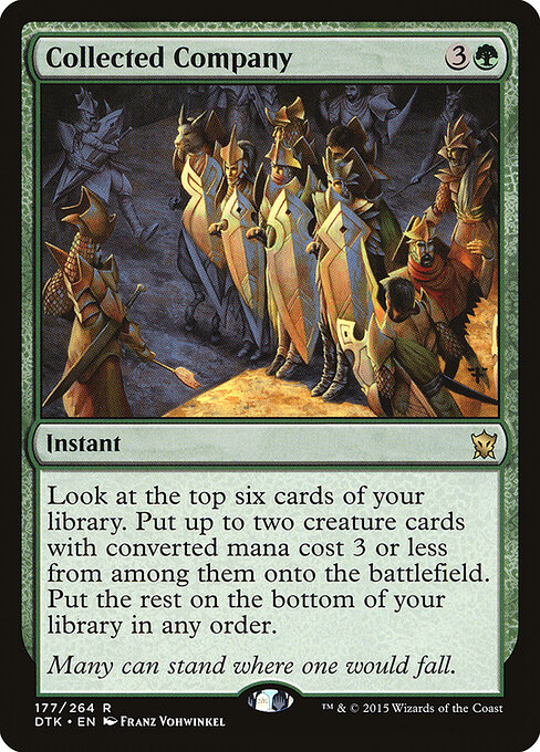 Collected Company - Dragons of Tarkir Magic card