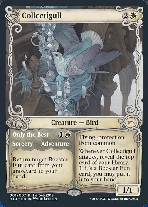 Collectigull // Only the Best - 2019 Heroes of the Realm (#1) - Illustrated by Wylie Beckert - Magic: The Gathering Card