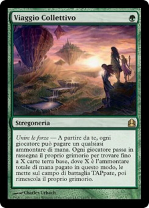 集団的航海 (Collective Voyage) - Commander 2016 (#145) - Illustrated by Charles Urbach - Magic: The Gathering Card