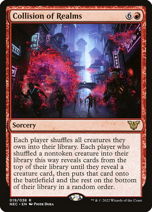 Collision of Realms - Neon Dynasty Commander Magic card