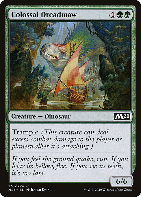 Colossal Dreadmaw - Core Set 2021 Magic card