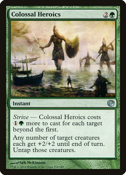 Colossal Heroics - Journey into Nyx Magic card