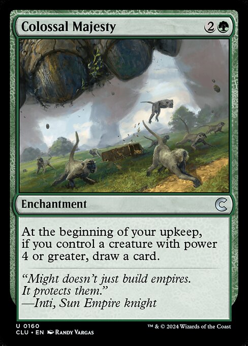 Colossal Majesty - Ravnica: Clue Edition Magic card