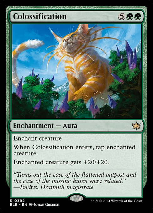 Colossification - Bloomburrow Magic card