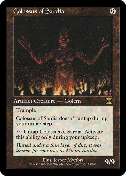 Colossus of Sardia - Masters Edition IV Magic card
