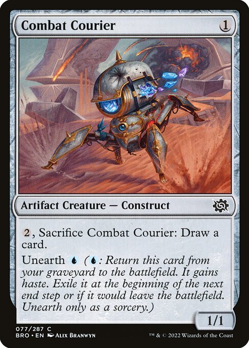 Combat Courier - The Brothers' War Magic card