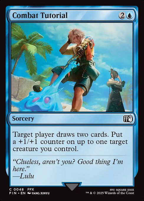 Combat Tutorial - Final Fantasy Magic card