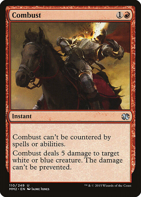 Combust - Modern Masters 2015 Magic card