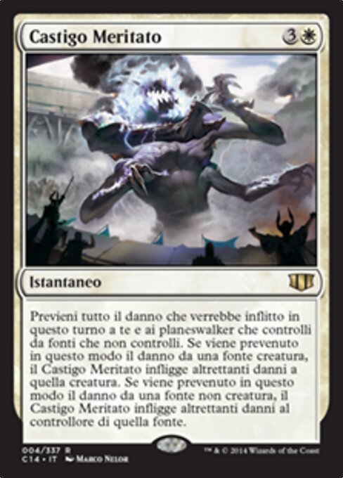 自业自得 (Comeuppance) - Commander 2014 (#4) - Illustrated by Marco Nelor - Magic: The Gathering Card