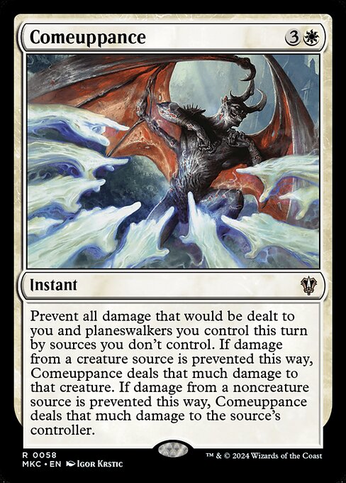 Comeuppance - Murders at Karlov Manor Commander Magic card