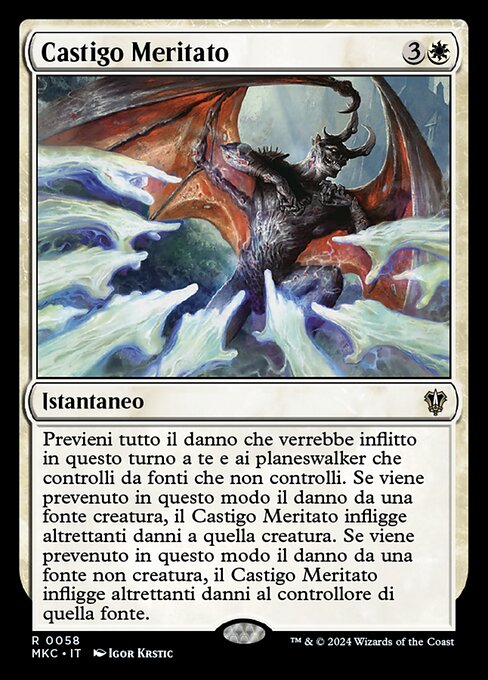 Sort bien mérité (Comeuppance) - Marvel Universe (#1) - Illustrated by Paulo Siqueira & Amilton Santos - Magic: The Gathering Card