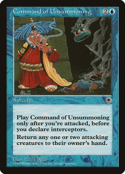 Command of Unsummoning - Portal Magic card