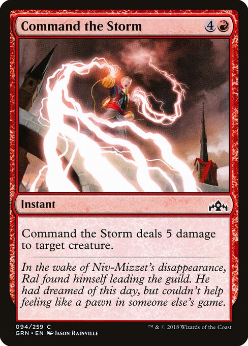 Command the Storm - Guilds of Ravnica Magic card