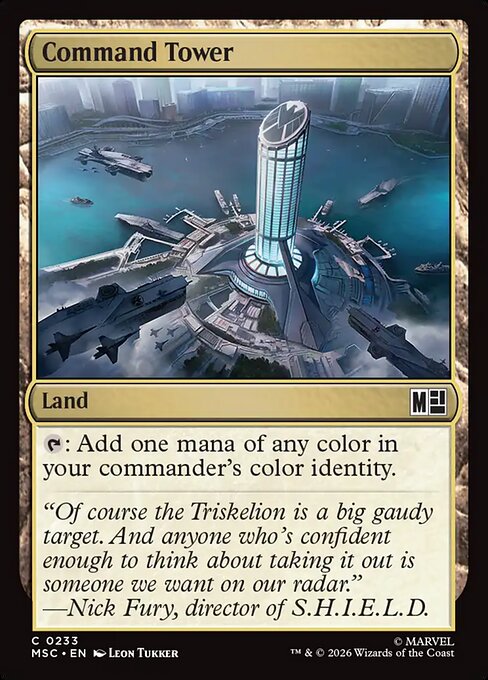 Command Tower - Marvel Super Heroes Commander Magic card