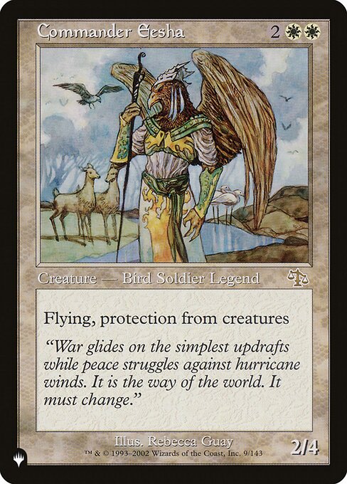 Commander Eesha - Judgment (#9) - Illustrated by Rebecca Guay - Magic: The Gathering Card