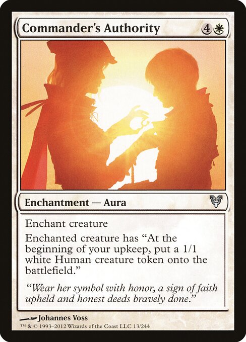 Commander's Authority - Avacyn Restored Magic card