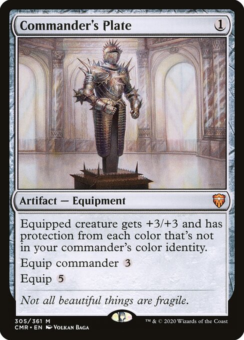 Commander's Plate - Commander Legends (#305) - Illustrated by Volkan Baǵa - Magic: The Gathering Card