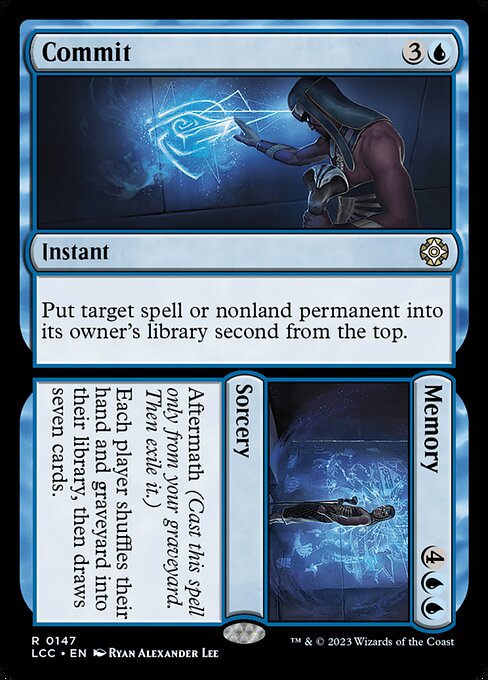 Commit // Memory - The Lost Caverns of Ixalan Commander Magic card