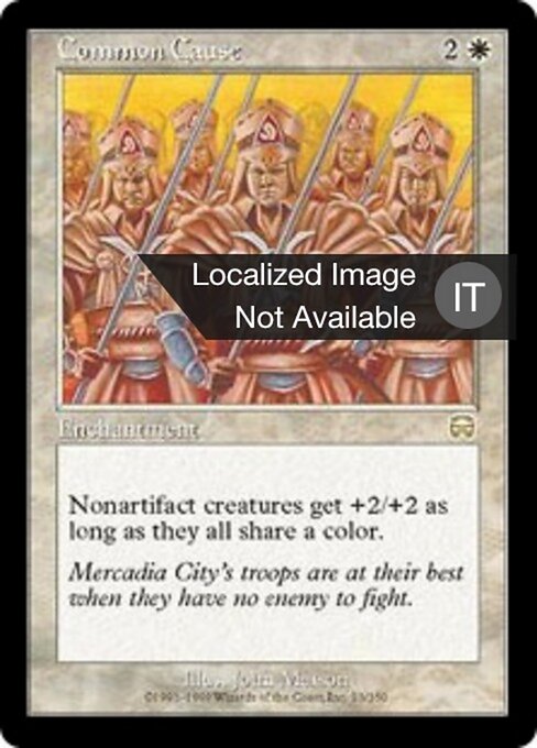 Gemeinsames Ziel (Common Cause) - Mercadian Masques (#13) - Illustrated by John Matson - Magic: The Gathering Card