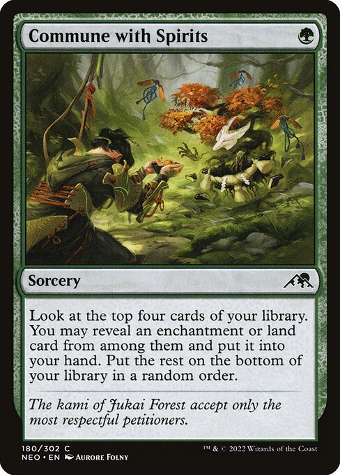 Commune with Spirits - Kamigawa: Neon Dynasty Magic card