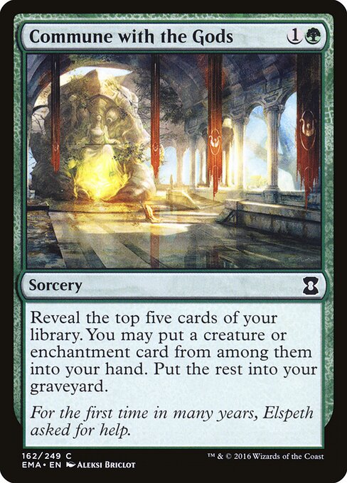 Commune with the Gods - Eternal Masters Magic card