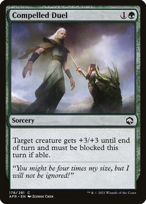 Compelled Duel - Adventures in the Forgotten Realms Magic card