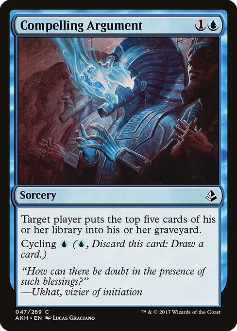Compelling Argument - Amonkhet Magic card